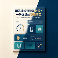 网站建设预算怎么做?一份详细的费用清单